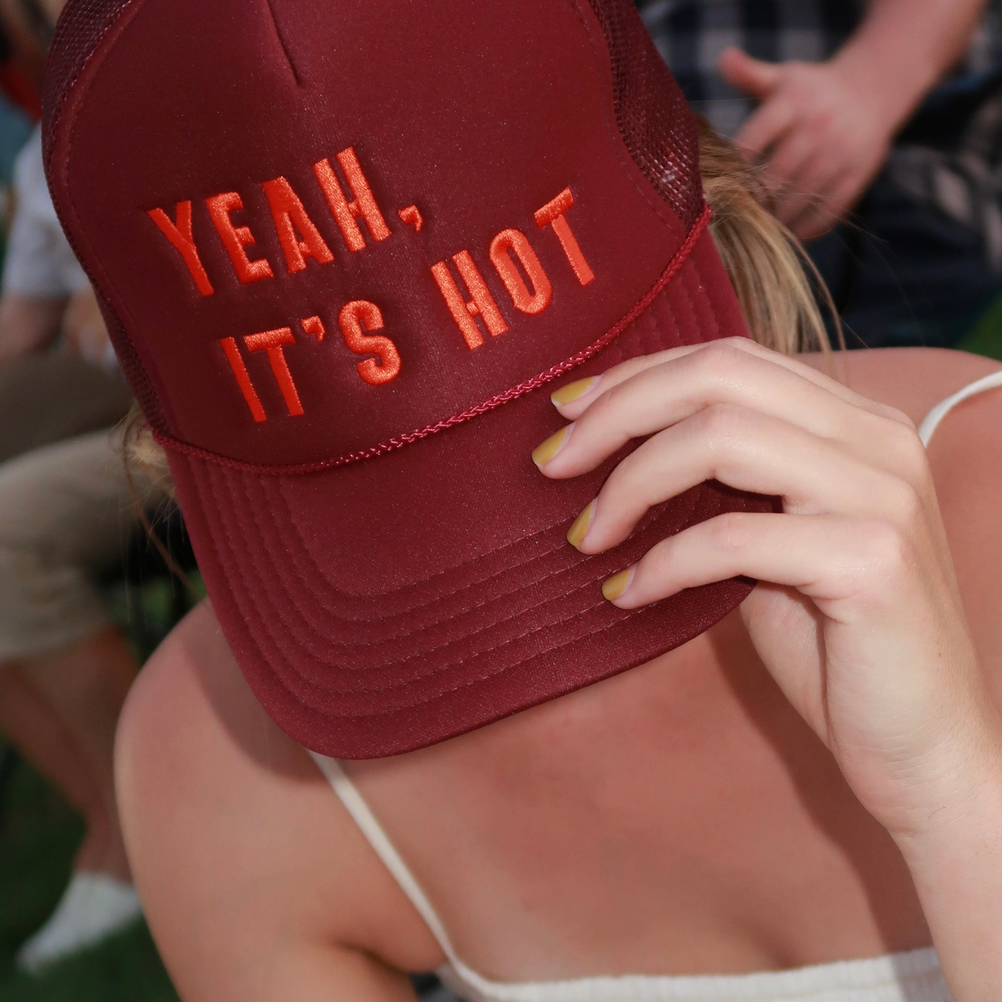 Yeah, It's Hot Trucker Hat – Beehive